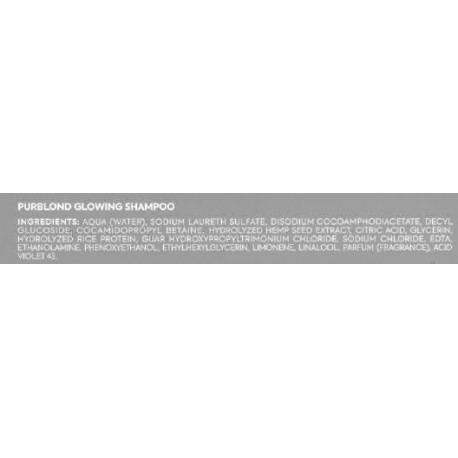 PurBlond Glowing Shampoing 1000 ml Vitality's – Image 2