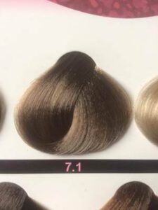 Coloration Milit'Hair 7.1 Blond Cendré 100ml