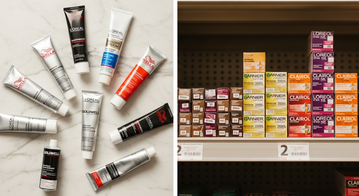Coloration professionnelle vs grande surface : les vraies différences
