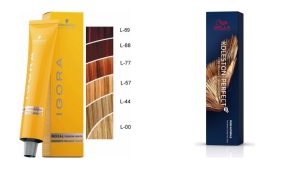 Photos produit de coloration professionnelle en stock